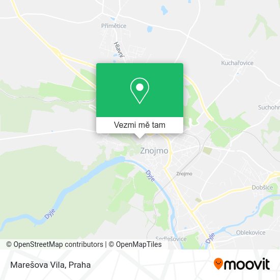 Marešova Vila mapa