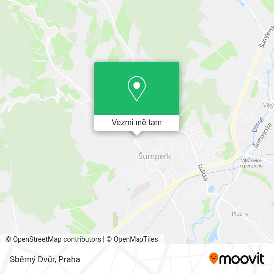 Sběrný Dvůr mapa