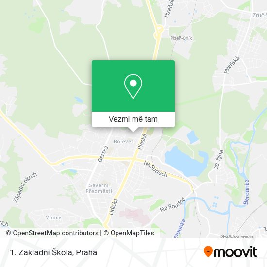1. Základní Škola mapa