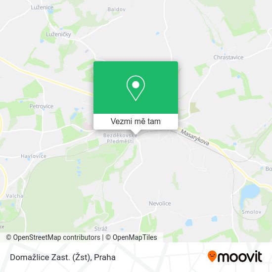 Domažlice Zast. (Žst) mapa