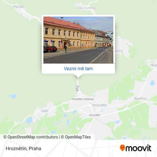Hroznětín mapa