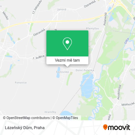 Lázeňský Dům mapa
