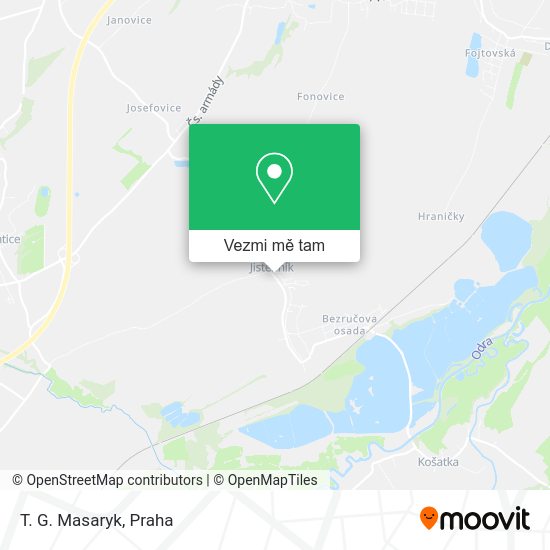 T. G. Masaryk mapa