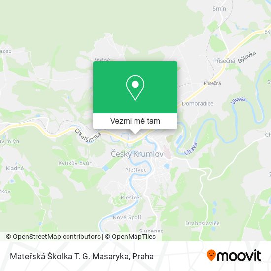 Mateřská Školka T. G. Masaryka mapa