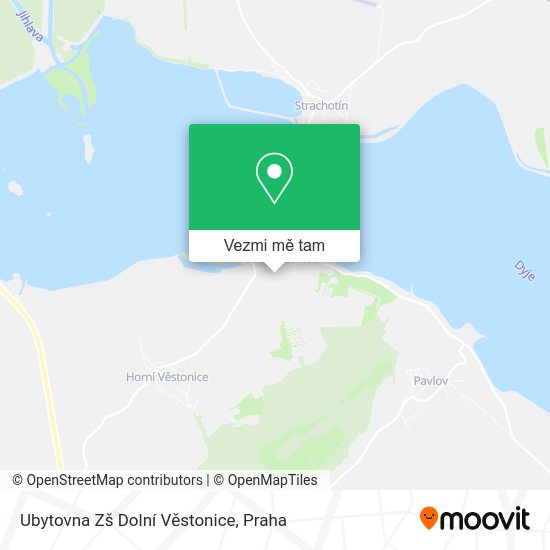 Ubytovna Zš Dolní Věstonice mapa