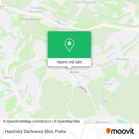 Hasičský Záchranný Sbor mapa