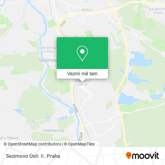 Sezimovo Ústí Ⅱ mapa