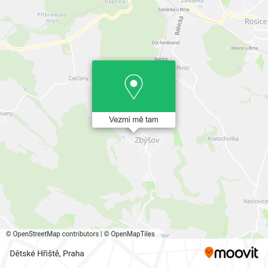 Dětské Hřiště mapa