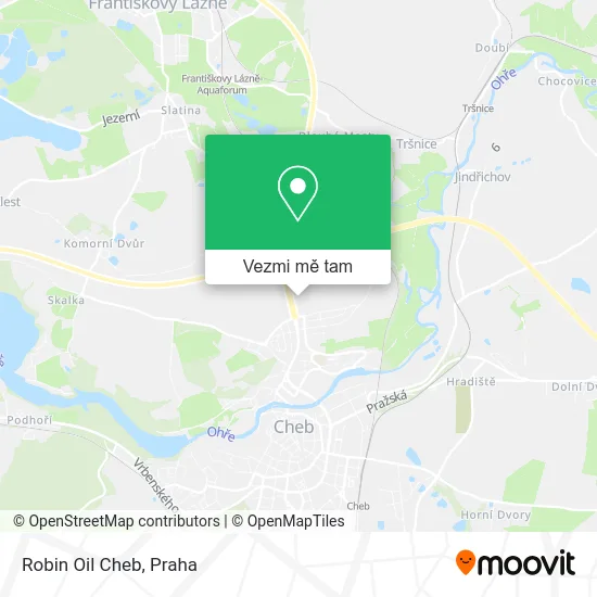 Robin Oil Cheb mapa