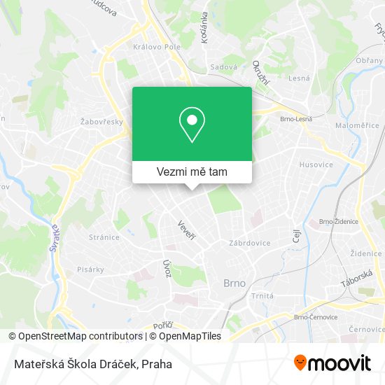 Mateřská Škola Dráček mapa
