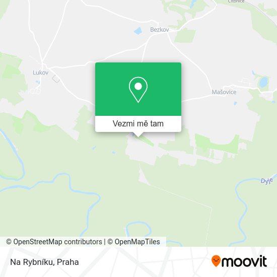 Na Rybníku mapa