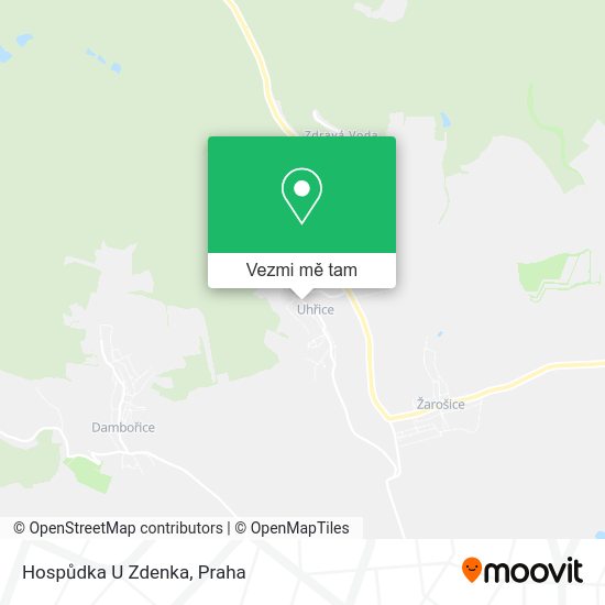 Hospůdka U Zdenka mapa
