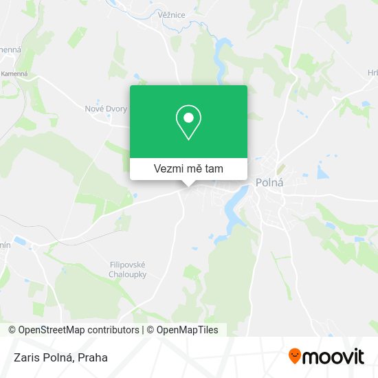 Zaris Polná mapa