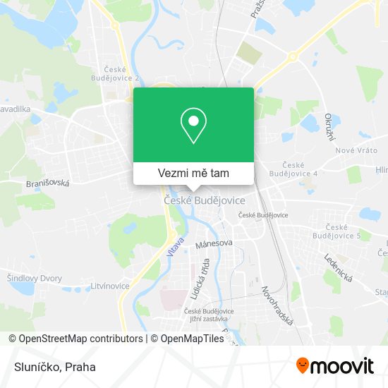 Sluníčko mapa