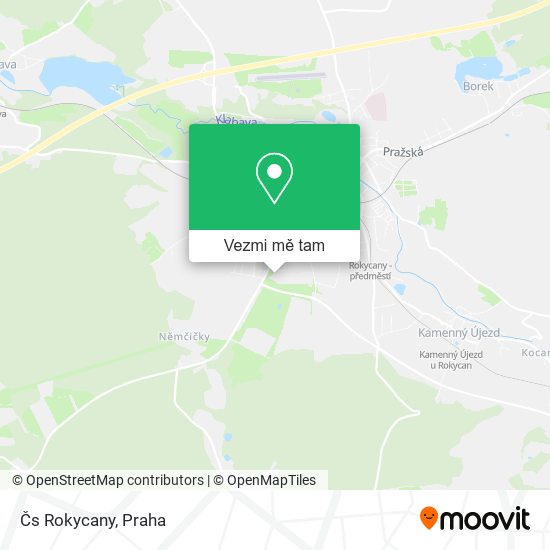 Čs Rokycany mapa
