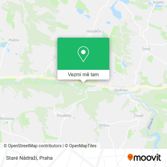 Staré Nádraží mapa