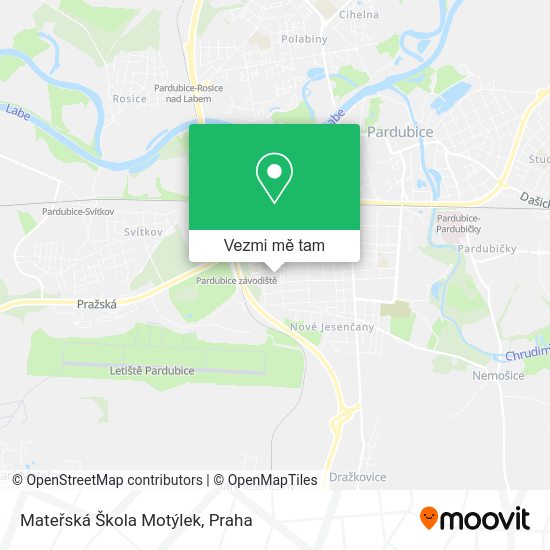 Mateřská Škola Motýlek mapa
