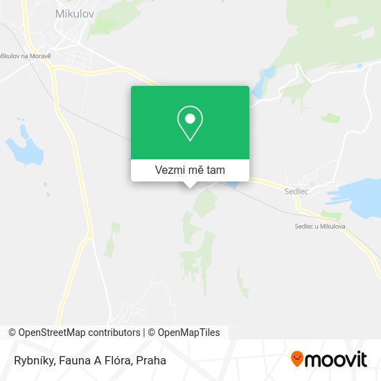 Rybníky, Fauna A Flóra mapa