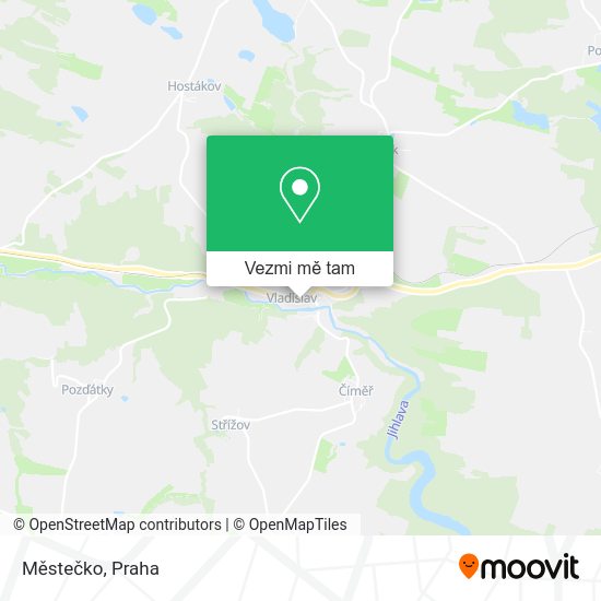 Městečko mapa