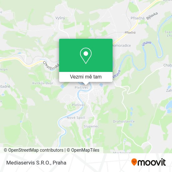 Mediaservis S.R.O. mapa