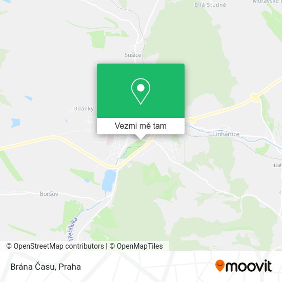Brána Času mapa