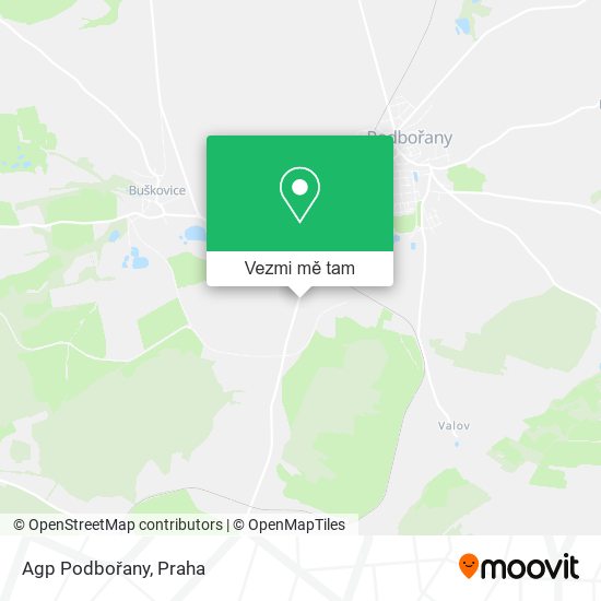 Agp Podbořany mapa