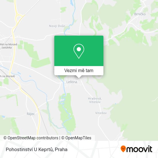 Pohostinství U Keprtů mapa