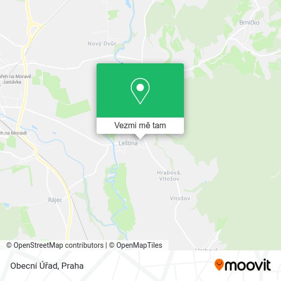 Obecní Úřad mapa