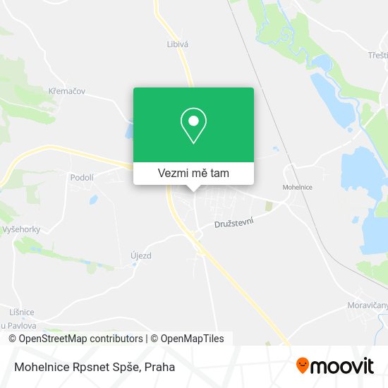 Mohelnice Rpsnet Spše mapa