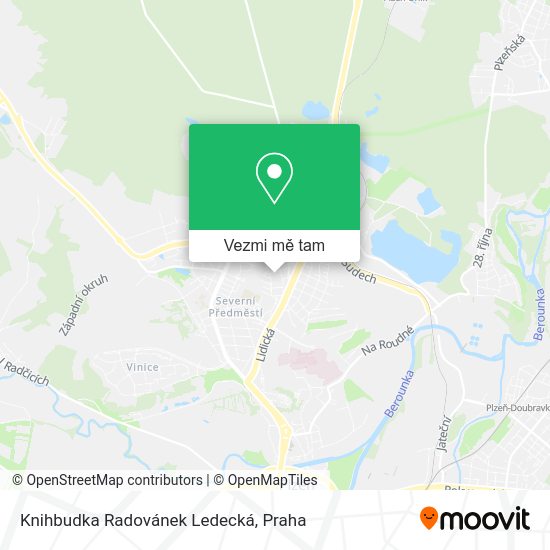 Knihbudka Radovánek Ledecká mapa