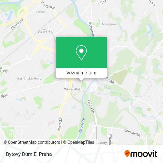 Bytový Dům E mapa