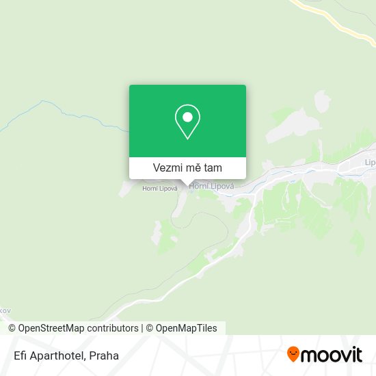 Efi Aparthotel mapa