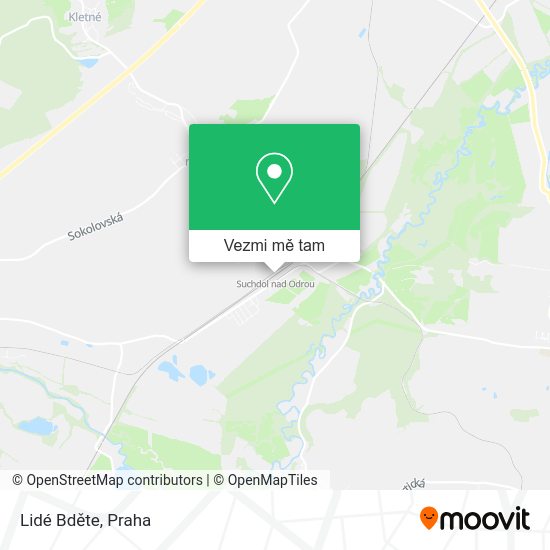 Lidé Bděte mapa