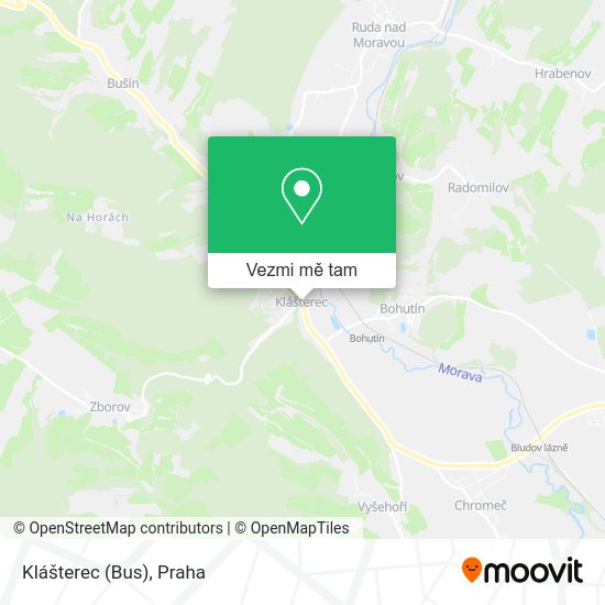 Klášterec (Bus) mapa