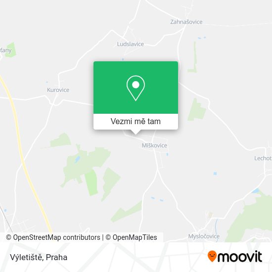 Výletiště mapa