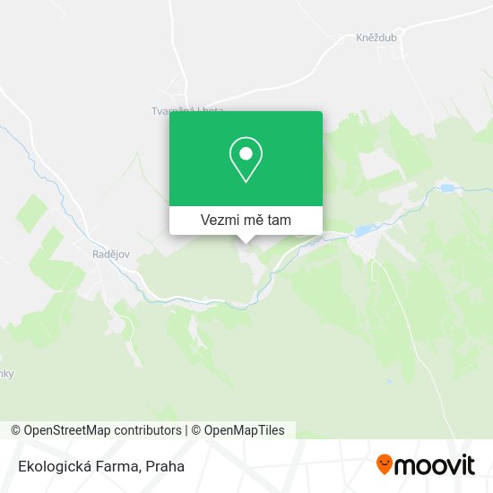 Ekologická Farma mapa