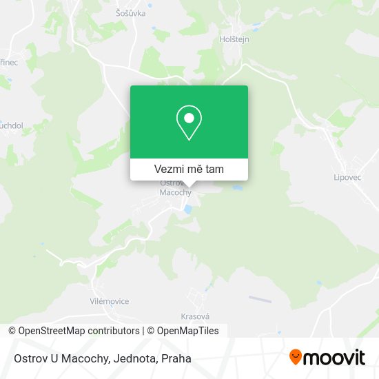 Ostrov U Macochy, Jednota mapa