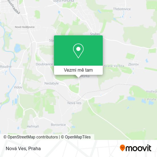 Nová Ves mapa