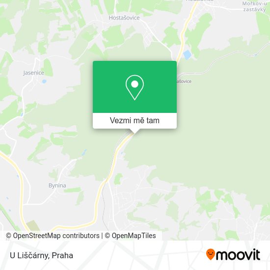 U Liščárny mapa