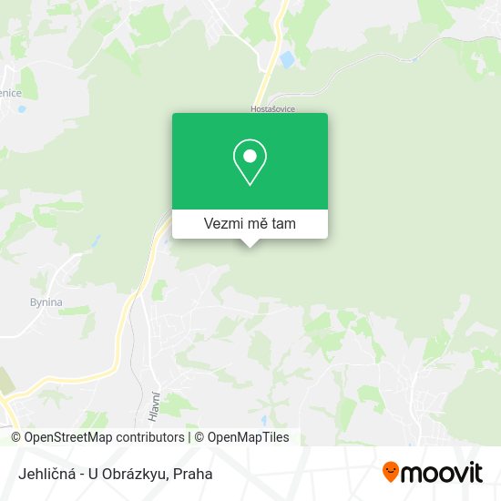 Jehličná - U Obrázkyu mapa