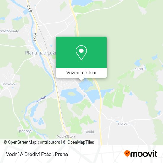 Vodní A Brodiví Ptáci mapa