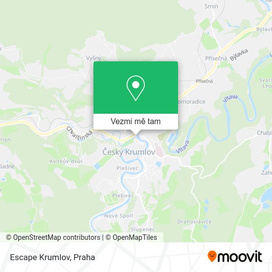 Escape Krumlov mapa