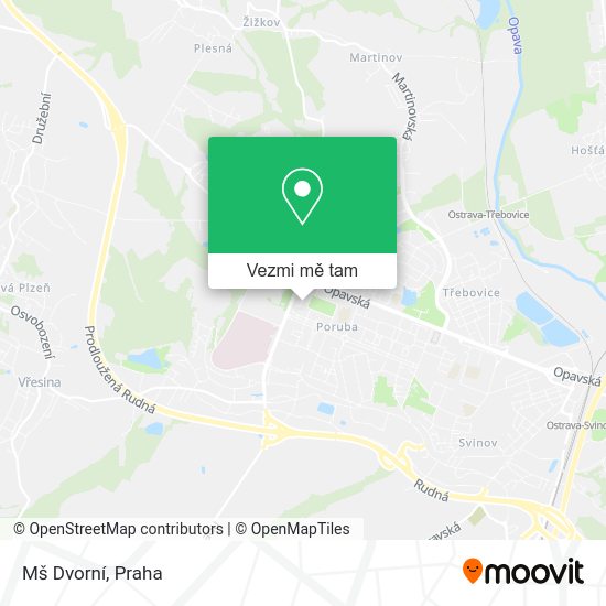 Mš Dvorní mapa