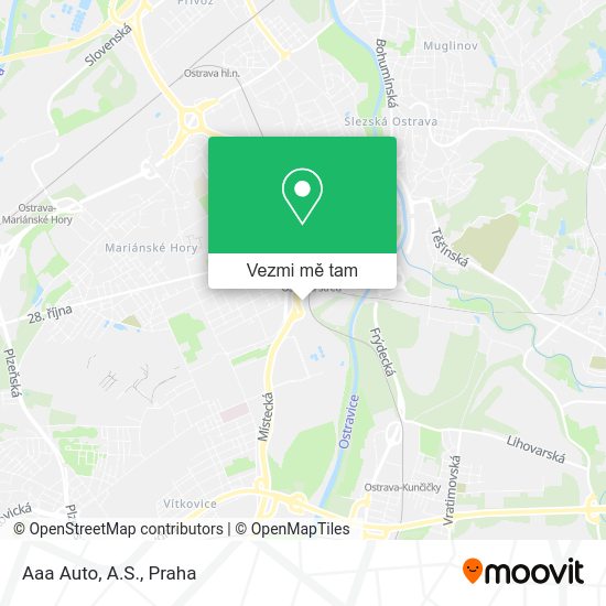 Aaa Auto, A.S. mapa