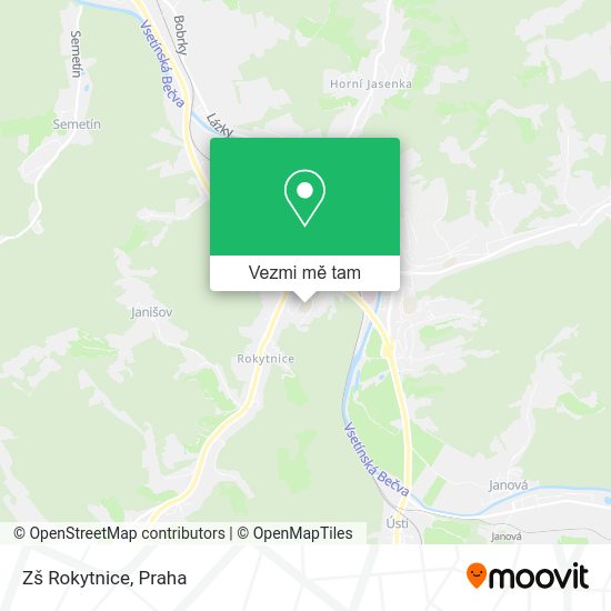 Zš Rokytnice mapa