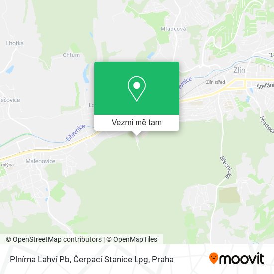 Plnírna Lahví Pb, Čerpací Stanice Lpg mapa