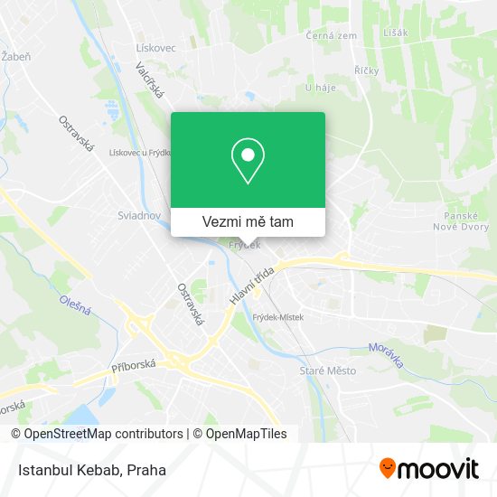 Istanbul Kebab mapa