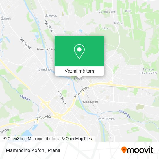 Mamincino Koření mapa