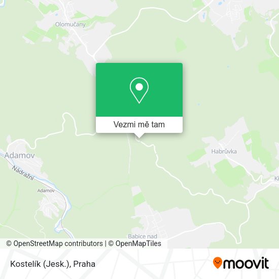 Kostelík (Jesk.) mapa