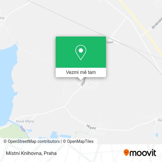 Místní Knihovna mapa